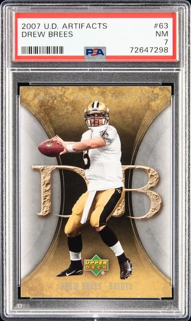 2007 Upper Deck Artifacts Drew Brees #63 card image