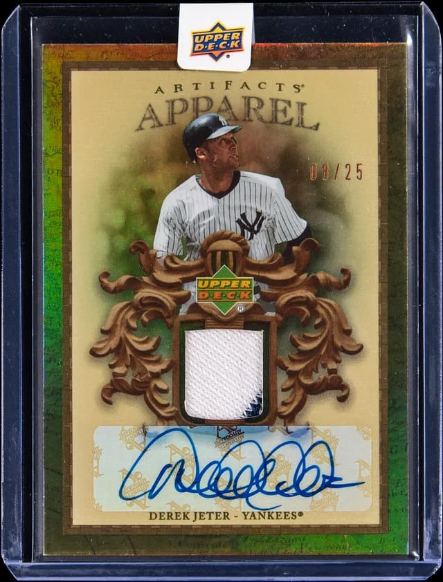 2007 Upper Deck Derek Jeter MLB Artificats Apparel #MLB-DJ card image