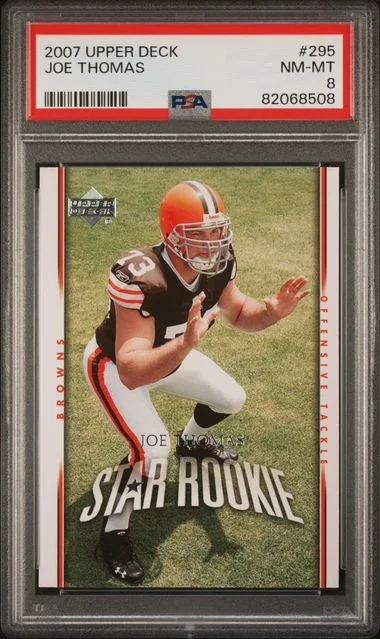 2007 Upper Deck Joe Thomas #295 card image