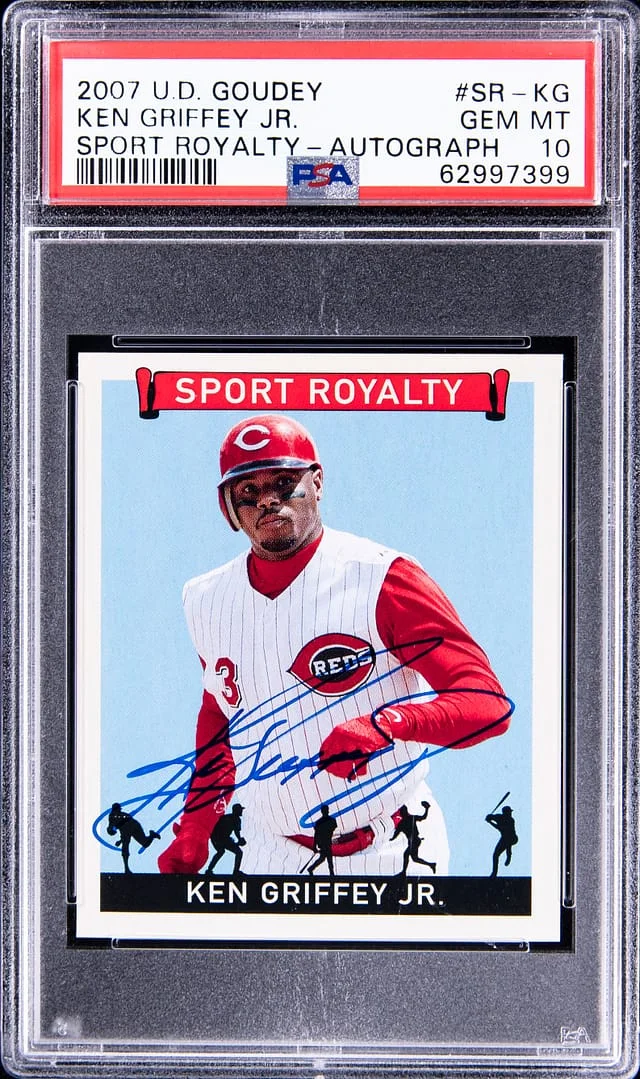 2007 Upper Deck Ken Griffey Jr. Goudey Sport Royalty Autograph #SR-KG card image