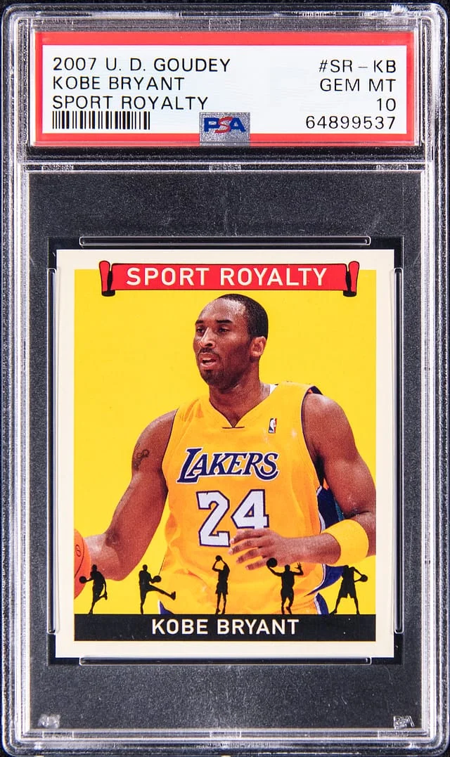 2007 Upper Deck Kobe Bryant Goudey Sport Royalty #SR-KB card image