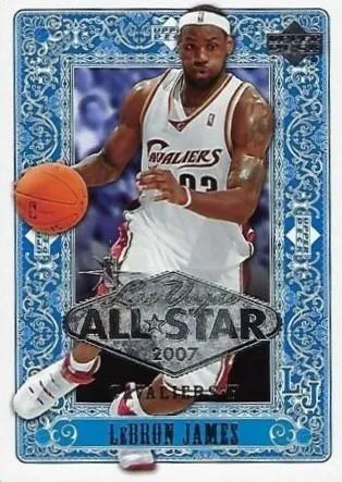 2007 Upper Deck Las Vegas All-Stars Lebron James #AS11 card image