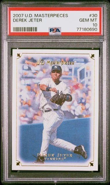 2007 Upper Deck Masterpieces Derek Jeter #30 card image