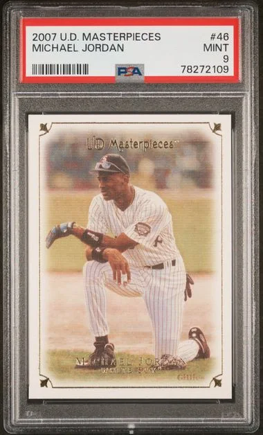 2007 Upper Deck Masterpieces Michael Jordan #46 card image
