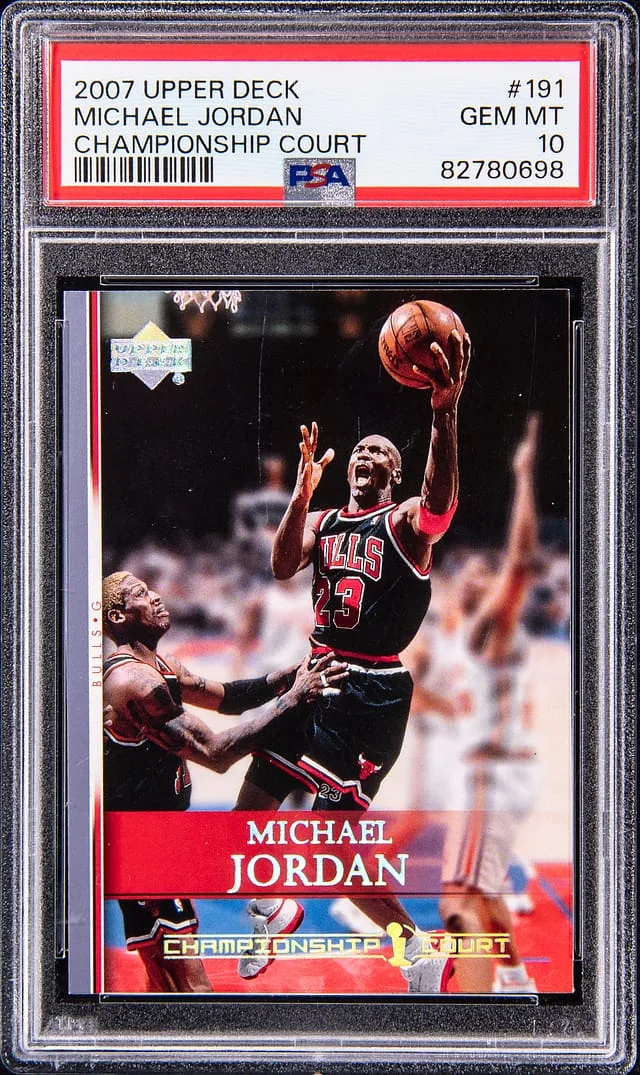 2007 Upper Deck Michael Jordan Championship Court #191 card image