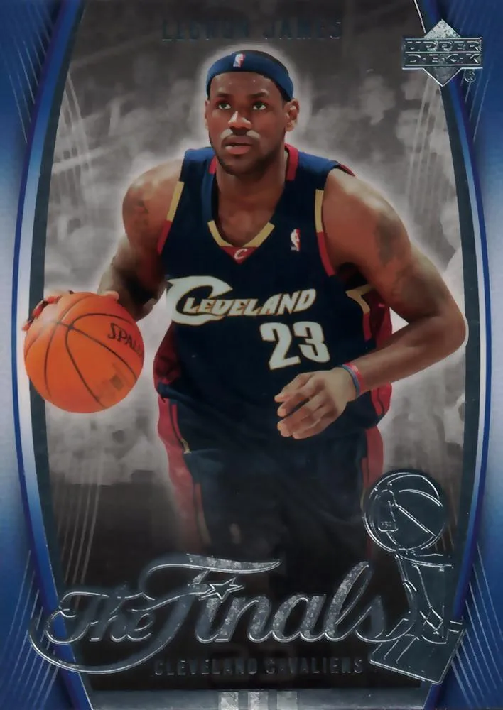 2007 Upper Deck NBA Finals Lebron James #F-LJ1 card image