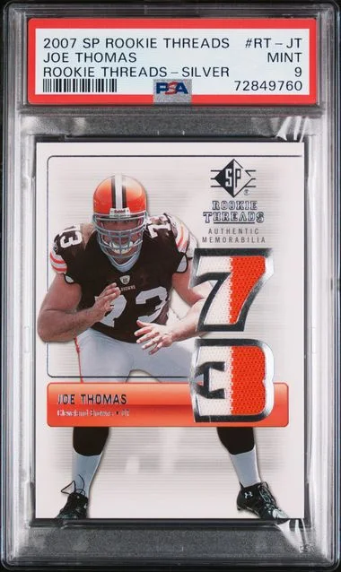 2007 Upper Deck SP Joe Thomas Threads Silver #RT-JT card image