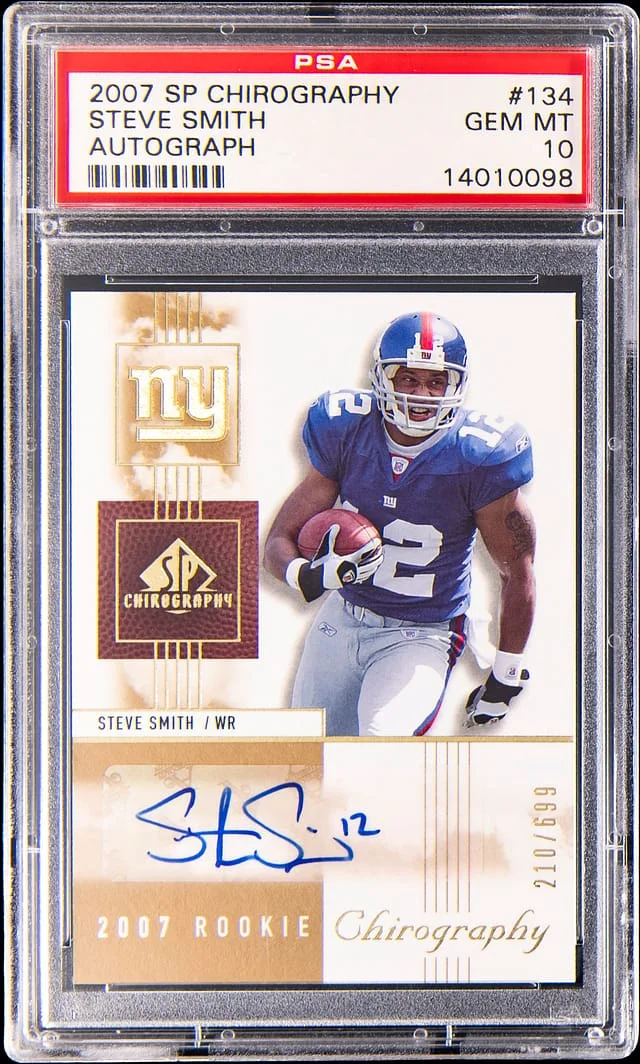 2007 Upper Deck SP Steve Smith Chirography Autograph #134 card image