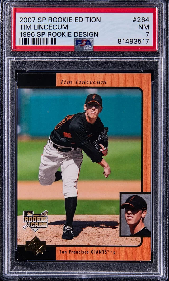 2007 Upper Deck SP Tim Lincecum Edition 1996 SP Design #264 card image