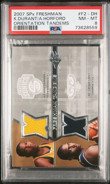2007 Upper Deck SPx Al Horford/Kevin Durant Freshman Orientation Tandems #F2-DH card image