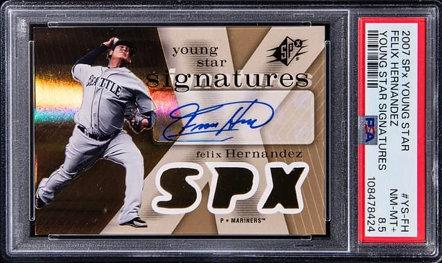 2007 Upper Deck SPx Felix Hernandez Young Star Signatures #YS-FH card image