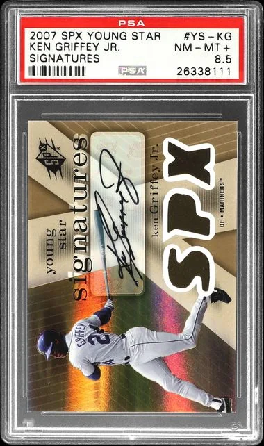 2007 Upper Deck SPx Ken Griffey Jr. Young Star Signatures #YS-KG card image