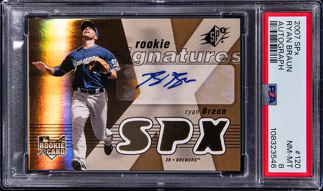 2007 Upper Deck SPx Ryan Braun Autograph #120 card image