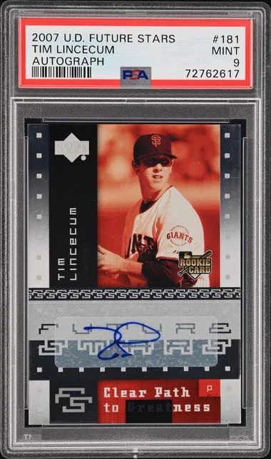 2007 Upper Deck Tim Lincecum Future Stars Autograph #181 card image