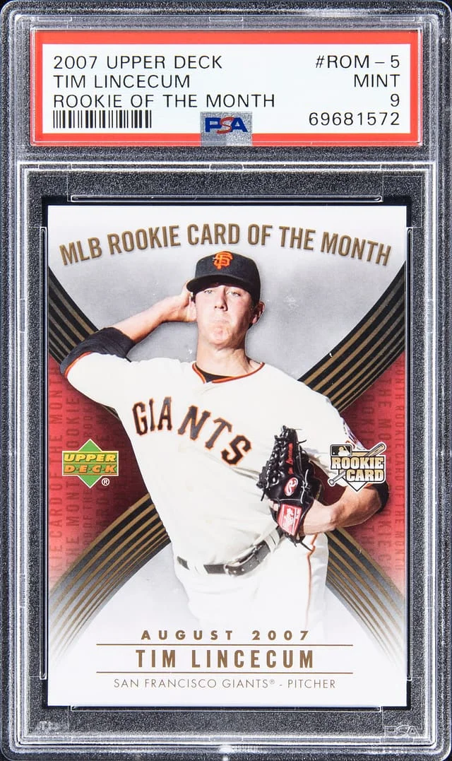 2007 Upper Deck Tim Lincecum Of The Month #ROM-5 card image