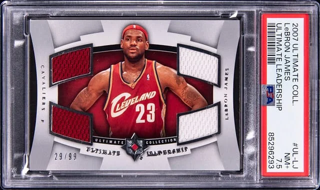 2007 Upper Deck Ultimate Collection LeBron James Ultimate Leadership #UL-LJ card image