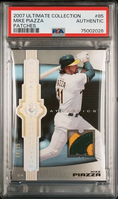 2007 Upper Deck Ultimate Collection Mike Piazza Game-Used Patches #85 card image