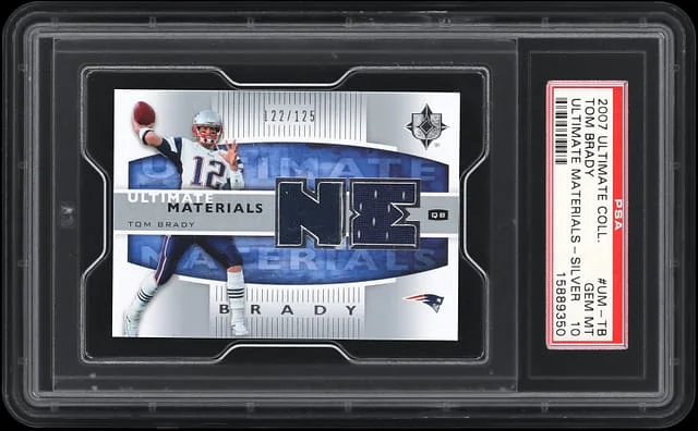 2007 Upper Deck Ultimate Collection Tom Brady Ultimate Materials #UM-TB card image