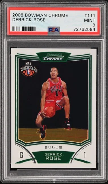 2008-09 Bowman Chrome Derrick Rose #111 card image