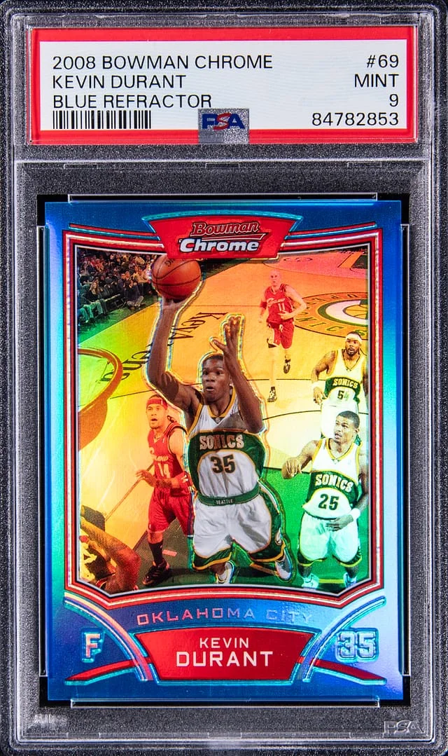 2008-09 Bowman Chrome Kevin Durant XFractor #69 card image