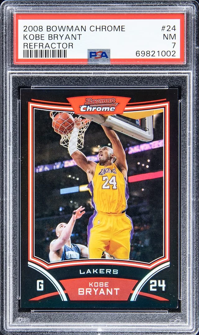 2008-09 Bowman Chrome Kobe Bryant Refractor #24 card image