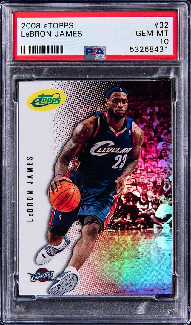 2008-09 ETopps LeBron James #32 card image