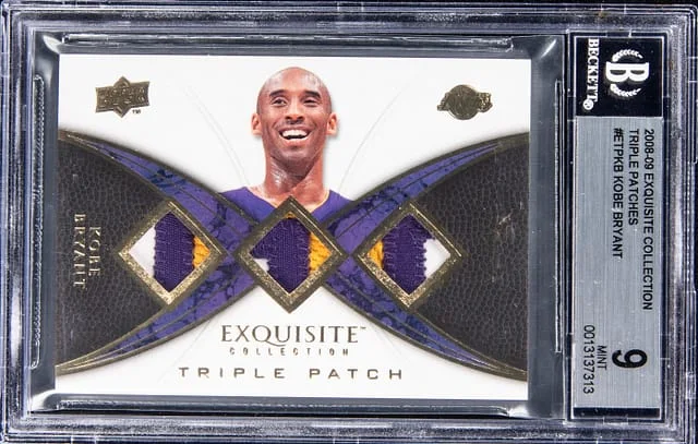 2008-09 Exquisite Collection Kobe Bryant Triple Triple Patches #ETPKB card image