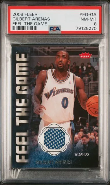 2008-09 Fleer Gilbert Arenas Game-Used Feel The Game #FG-GA card image