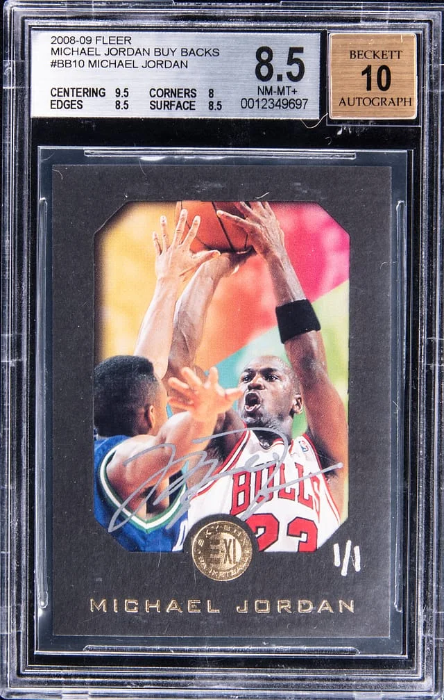 2008-09 Fleer Michael Jordan Buy Backs #10 card image