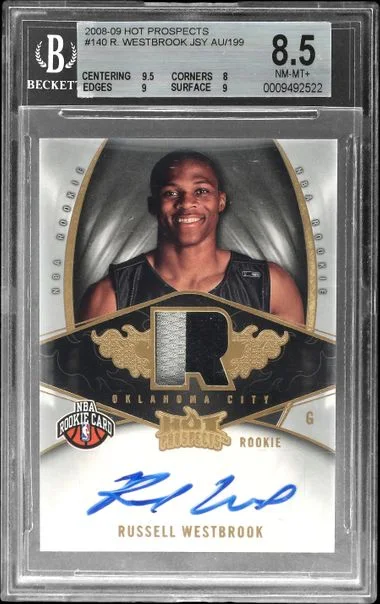 2008-09 Hot Prospects Russell Westbrook #140 card image