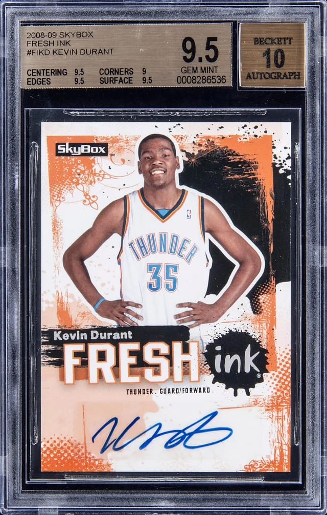 2008-09 SkyBox Kevin Durant Fresh Ink #FI-KD card image