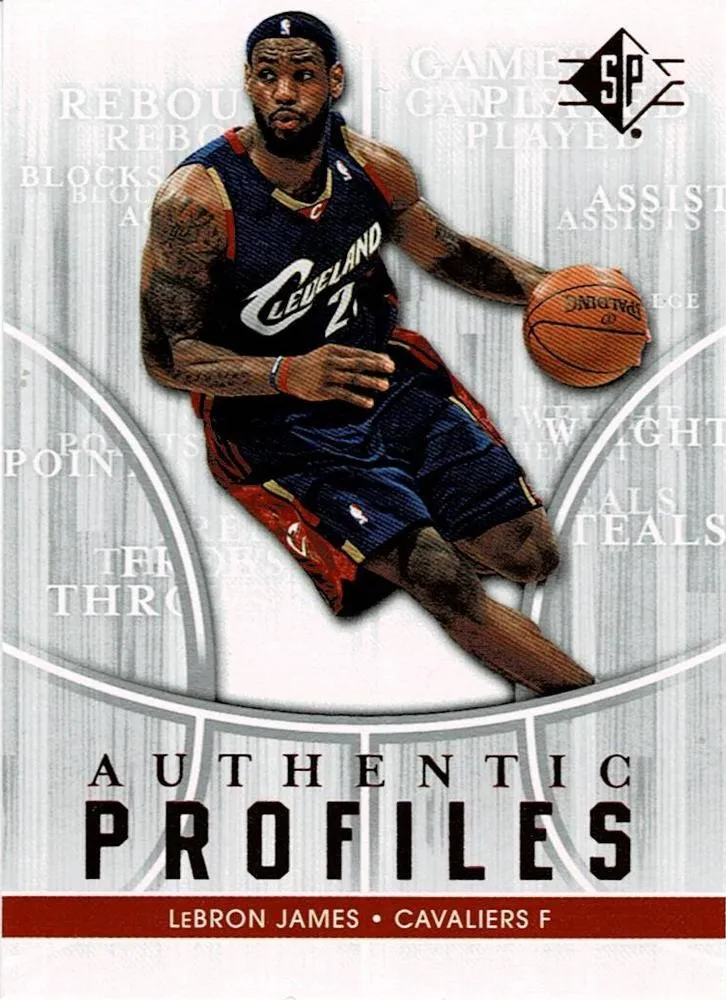 2008-09 SP Authentic Lebron James Profiles #AP-24 card image