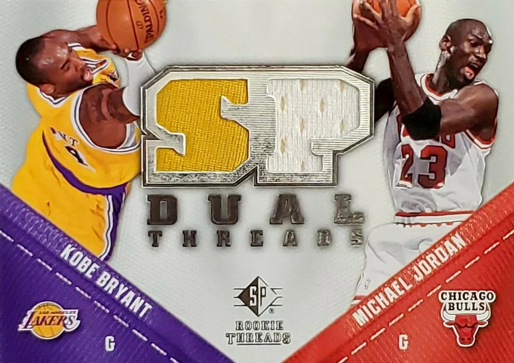 2008-09 SP Rookie Threads Michael Jordan SP Threads Dual #TD-BJ card image