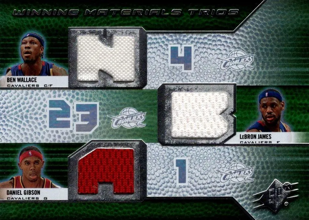 2008-09 SPx Lebron James Winning Materials Trios #WMT-WJG card image