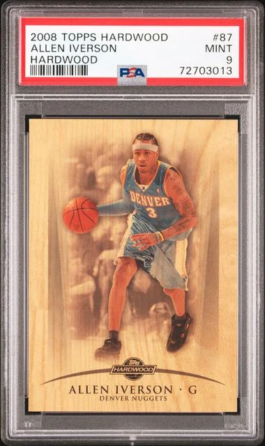 2008-09 Topps Allen Iverson Hardwood #87 card image