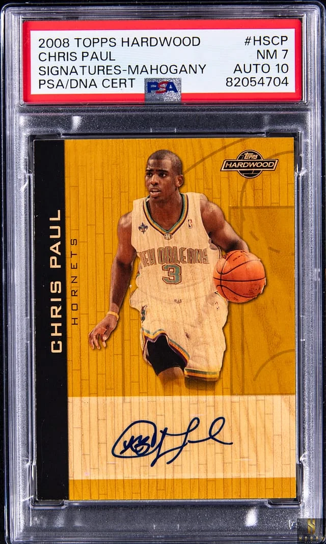 2008-09 Topps Chris Paul Hardwood Sigantures Mahogany #HSCP card image