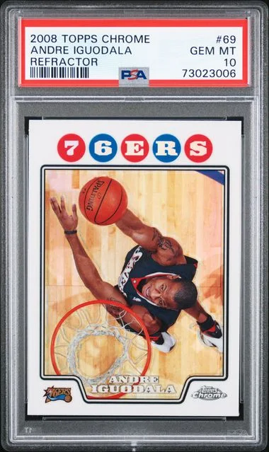 2008-09 Topps Chrome Andre Iguodala Refractor #69 card image