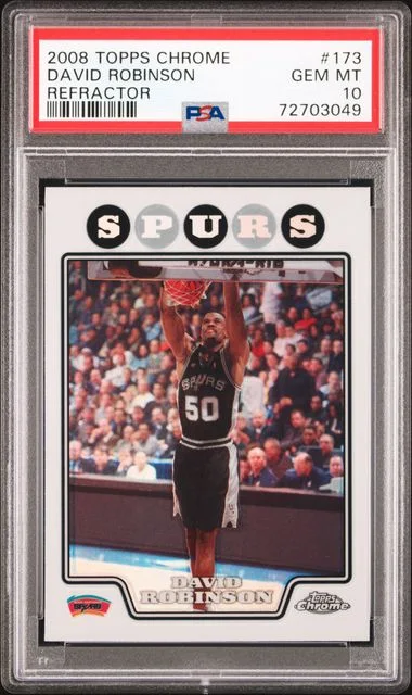 2008-09 Topps Chrome David Robinson Refractor #173 card image