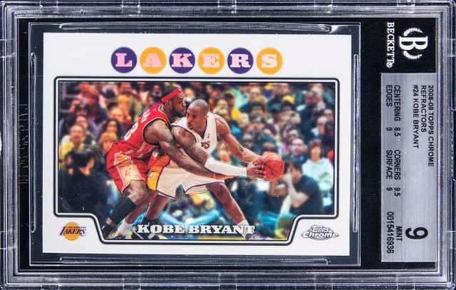 2008-09 Topps Chrome Kobe Bryant #24 card image