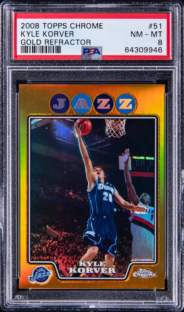 2008-09 Topps Chrome Kyle Korver Gold Refractor #51 card image
