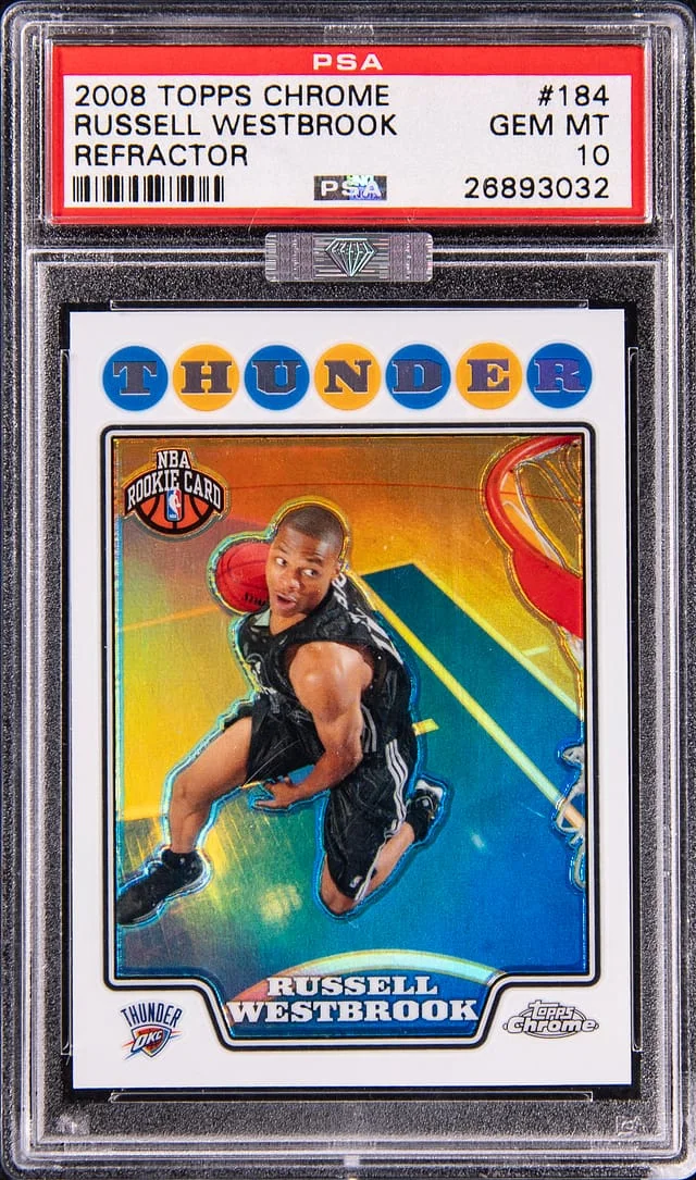 2008-09 Topps Chrome Russell Westbrook Refractor #184 card image