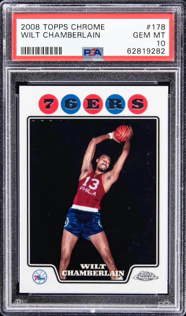 2008-09 Topps Chrome Wilt Chamberlain #178 card image