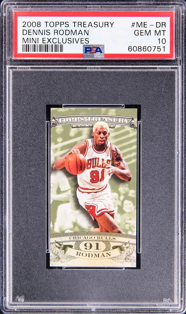 2008-09 Topps Dennis Rodman Treasury Mini Exclusives #ME-DR card image