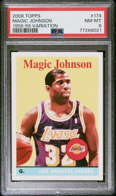 2008-09 Topps Magic Johnson 1958-59 Variation #174 card image