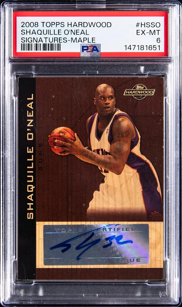 2008-09 Topps Shaquille O'Neal Hardwood Signatures Maple #HS-SO card image