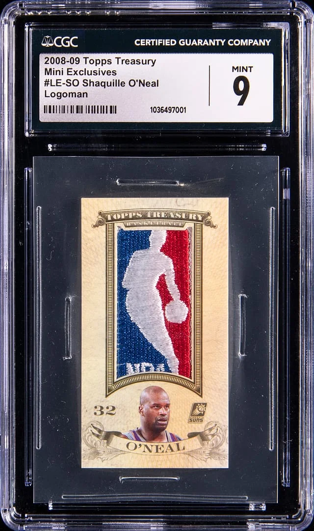 2008-09 Topps Shaquille O'Neal Logoman Treasury Mini Exclusives Logoman #LE-SO card image