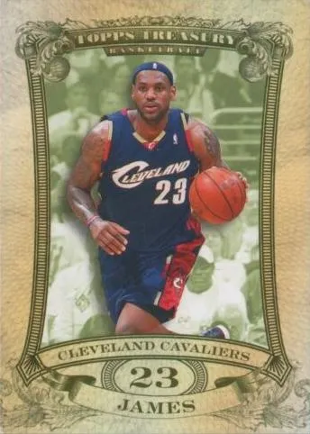 2008-09 Topps Treasury Lebron James Rip Cards #5 card image