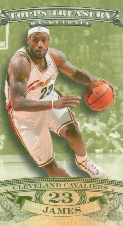 2008-09 Topps Treasury Lebron James Mini Exclusives #ME-LJ card image