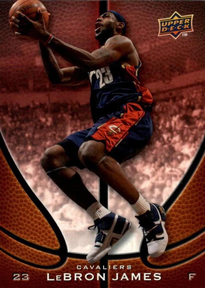 2008-09 Topps/Upper Deck Starting Five Lebron James #1 card image
