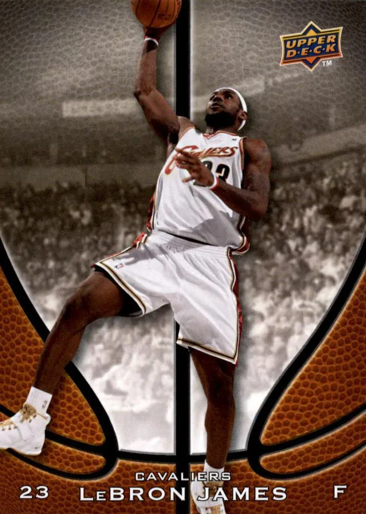 2008-09 Topps/Upper Deck Starting Five Lebron James #LJ card image